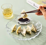 Transparent Shell Shaped Dumpling Dish ( Pack of 2 )