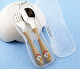 2pcs Kids Character Spoon & Fork Set