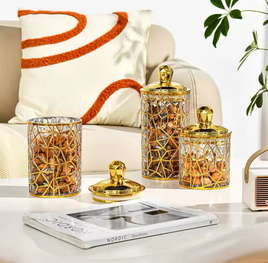 3pcs Acrylic jar set