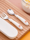 2pcs Kids Character Spoon & Fork Set