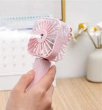 Mini Handheld Spray Fan Usb Rechargeable