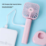 Mini Handheld Spray Fan Usb Rechargeable