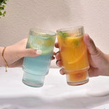 Tea Glass Mason jar with bamboo lids