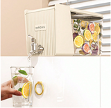 5.3L Refrigerator Drink Dispenser, Leakproof Beverage Drink Container (Premium Quality)