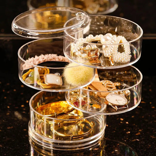 Acrylic Rotatable Jewelery Organizer