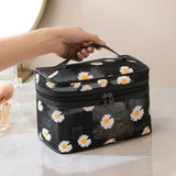 Daisy Mesh Makeup Bag (Pair Set)