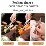 3Pcs Stainless Steel Peelar