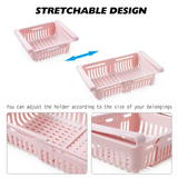 Adjustable fridge Basket ( Pack of 2 )
