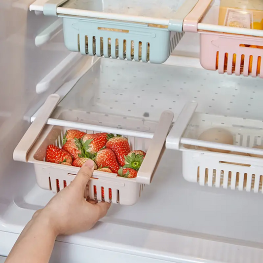 Adjustable fridge Basket