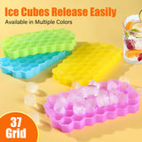 Honeycomb Ice Cube Tray With lid