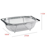 Over The Sink Colander Strainer Basket