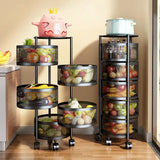 360° Rotatable Kitchen Shelf