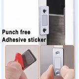 Self Adhesive Magnetic Door Closer (Pair)