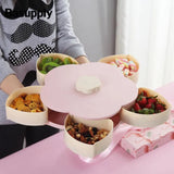 Creative Petal Dry Fruit And Candy Tray