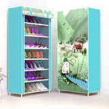 8 Layer Printed Shoe Rack
