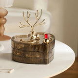 Rotatable Heart Shape Jewelery Organizer