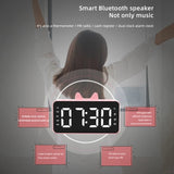 Digital Alarm Clock With Bluetooth Speaker