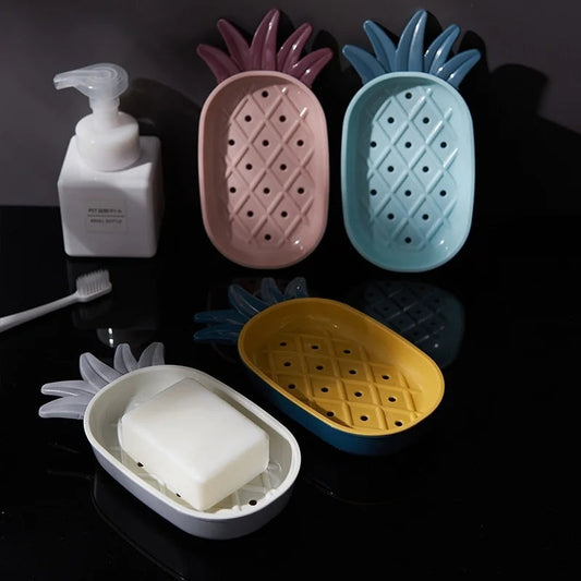 Pineapple Shape Soap Dish (Pack Of 2 )
