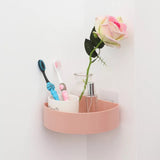 Wall mounted corner shelf