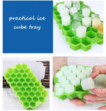Honeycomb Ice Cube Tray With lid