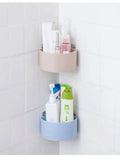 Wall mounted corner shelf