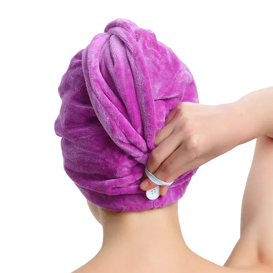 Hair Drying Towel ( Pack Of 4 )