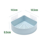 Wall mounted corner shelf