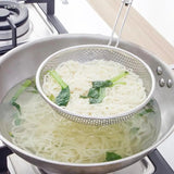 Stainless Steel Strainer With Wooden Handle (3pcs)