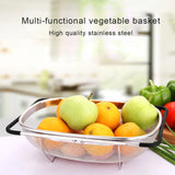 Over The Sink Colander Strainer Basket