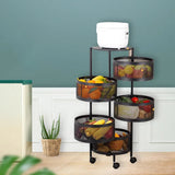 360° Rotatable Kitchen Shelf