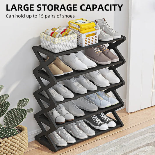 5 and 4 layer Simple Assembling Shoe Rack