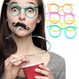Creative fun Sun Glasses Straw