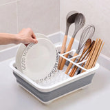 Foldable Dish Drain Rack