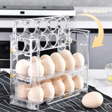Acrylic 30 grids 3 layer Egg Organizer