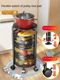360° Rotatable Kitchen Shelf