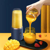 6 Blades Usb Juicer With 300ml Cup