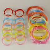 Creative fun Sun Glasses Straw