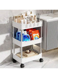 3 Layer Smart Cart With Wheels