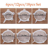 Silicone Lids (Pack Of Six)
