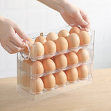 Acrylic 30 grids 3 layer Egg Organizer
