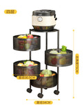 360° Rotatable Kitchen Shelf