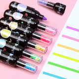 Bottle Shaped Mini Highlighters (6 Pcs)