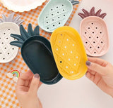 Pineapple Shape Soap Dish (Pack Of 2 )