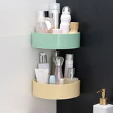Wall mounted corner shelf