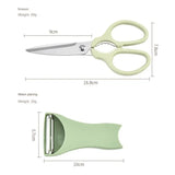 2 in 1 Peelar With Scissor ( Pack of 2 )
