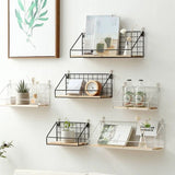 Checks and Boxes Wall Shelf
