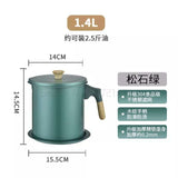 Filter Oil Pot With Wooden Handle