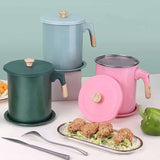 Filter Oil Pot With Wooden Handle