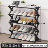 5 and 4 layer Simple Assembling Shoe Rack