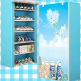 7 layer Printed Shoe Rack
